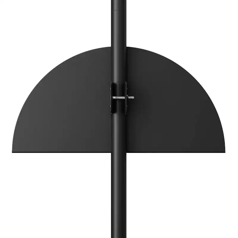 Mensola da Parete Regolabile in Acciaio Nero, Set da 4
