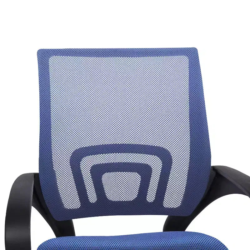 Sedia da ufficio in rete a schienale medio, colore nero/blu/marrone/grigio/bianco, 1 posto