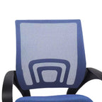 Sedia da ufficio in rete a schienale medio, colore nero/blu/marrone/grigio/bianco, 1 posto