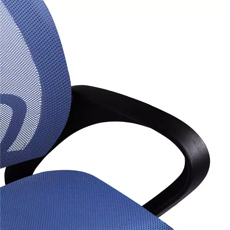 Sedia da ufficio in rete a schienale medio, colore nero/blu/marrone/grigio/bianco, 1 posto