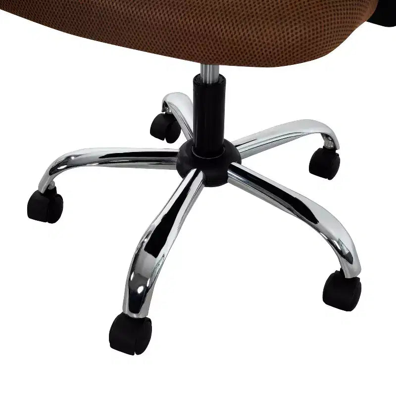 Sedia da ufficio in rete a schienale medio, colore nero/blu/marrone/grigio/bianco, 1 posto