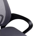 Sedia da ufficio in rete a schienale medio, colore nero/blu/marrone/grigio/bianco, 1 posto