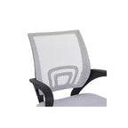 Sedia da ufficio in rete a schienale medio, colore nero/blu/marrone/grigio/bianco, 1 posto