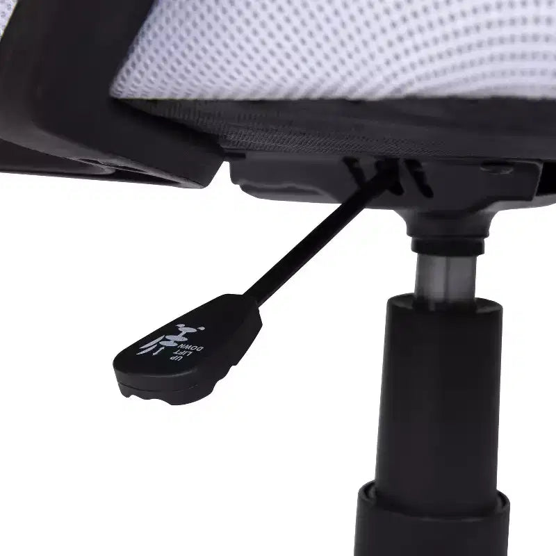 Sedia da ufficio in rete a schienale medio, colore nero/blu/marrone/grigio/bianco, 1 posto