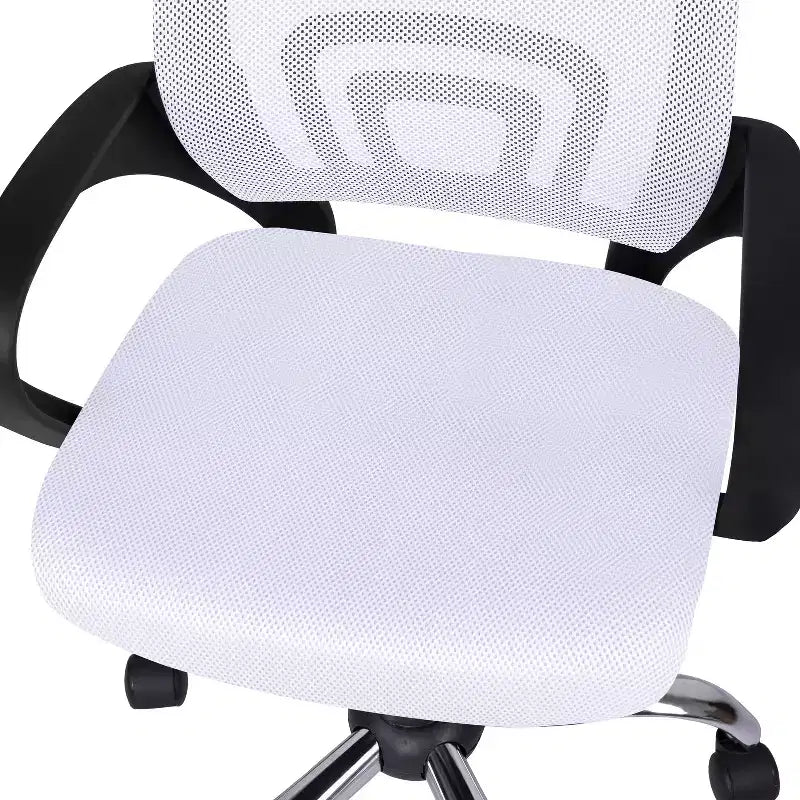 Sedia da ufficio in rete a schienale medio, colore nero/blu/marrone/grigio/bianco, 1 posto