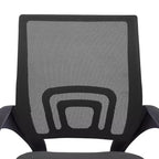 Sedia da ufficio in rete a schienale medio, colore nero/blu/marrone/grigio/bianco, 1 posto