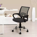 Sedia da ufficio in rete a schienale medio, colore nero/blu/marrone/grigio/bianco, 1 posto