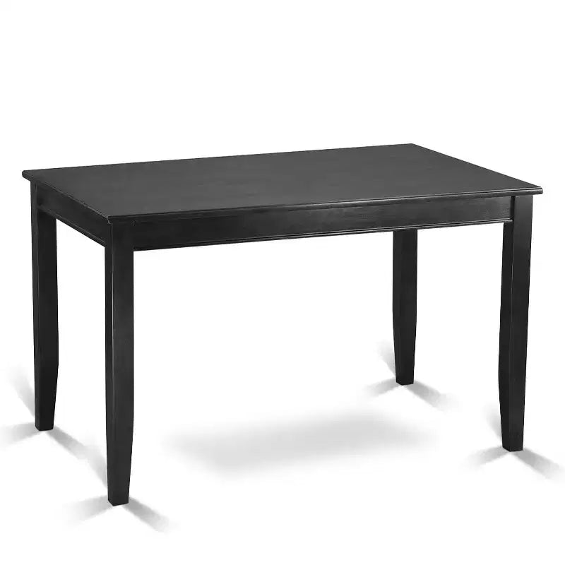 Set da pranzo a 5 pezzi altezza bancone nero/mogano, 4 posti a sedere