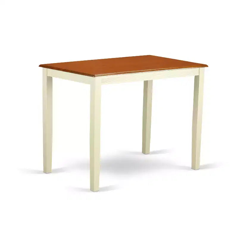 Set da pranzo a 5 pezzi ad altezza bancone "Buttermilk & Cherry", 4 posti a sedere