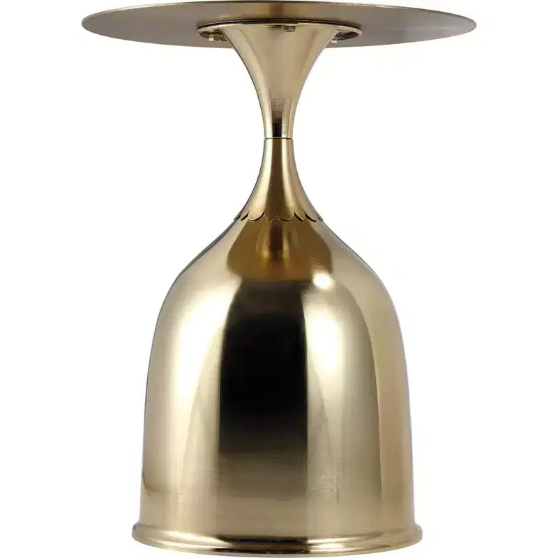Tavolino da salotto rotondo in acciaio inossidabile color oro/grigio/marrone/nero per 1 persona