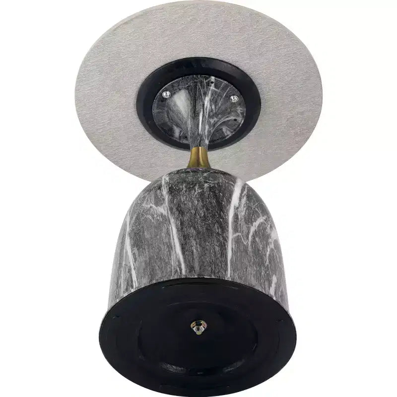 Tavolino da salotto rotondo in acciaio inossidabile color oro/grigio/marrone/nero per 1 persona