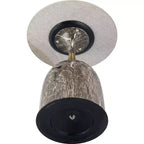 Tavolino da salotto rotondo in acciaio inossidabile color oro/grigio/marrone/nero per 1 persona