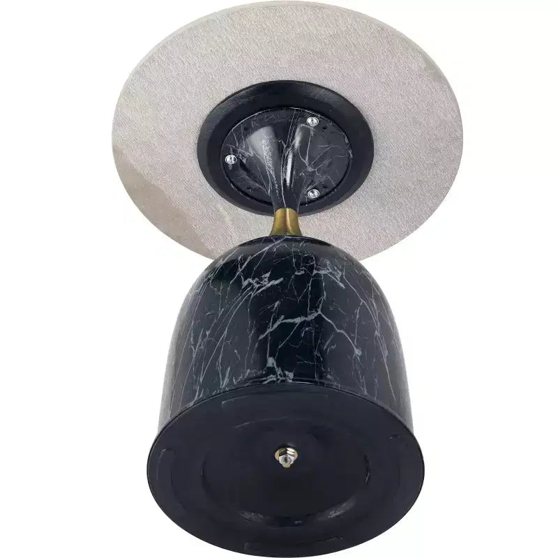 Tavolino da salotto rotondo in acciaio inossidabile color oro/grigio/marrone/nero per 1 persona