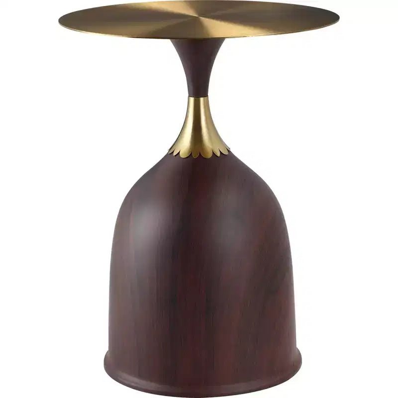 Tavolino da salotto rotondo in acciaio inossidabile color oro/grigio/marrone/nero per 1 persona