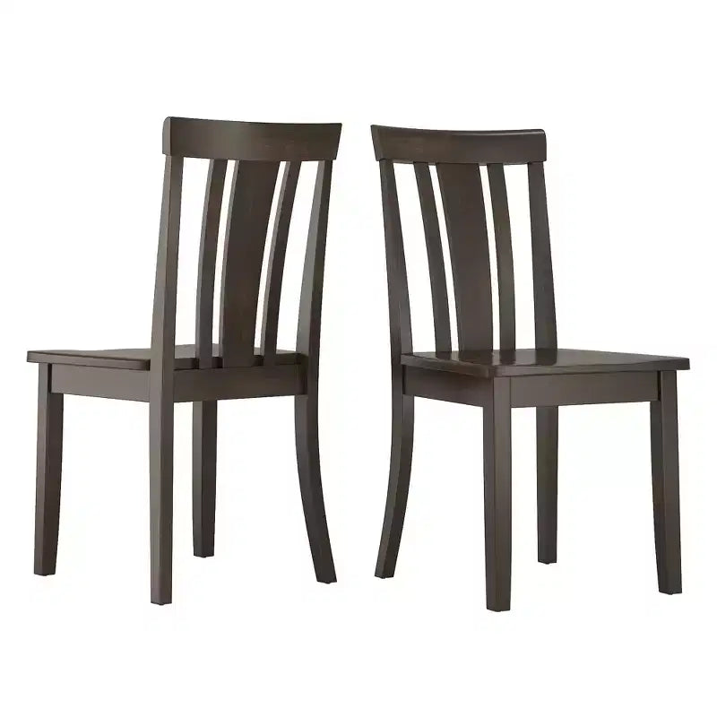 Lexington Slat Back Wood Dining Chairs (Set of 2) - iNSPIREQ