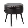Modern Storage Ottoman, 330 LBS Capacity Steel Legs, Multi-Functional Footrest, Stitching, for Home, Living Room