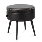 Modern Storage Ottoman, 330 LBS Capacity Steel Legs, Multi-Functional Footrest, Stitching, for Home, Living Room