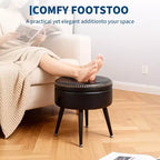 Pouf contenitore imbottito grigio, trapuntatura a rombi, senza braccioli, 1 posto