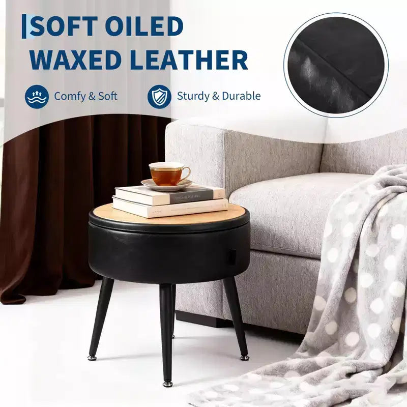 Pouf contenitore imbottito grigio, trapuntatura a rombi, senza braccioli, 1 posto