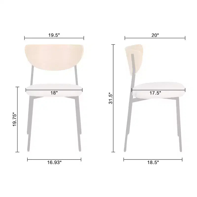 Set da pranzo rettangolare in rovere/nero, 6 posti, 7 pezzi