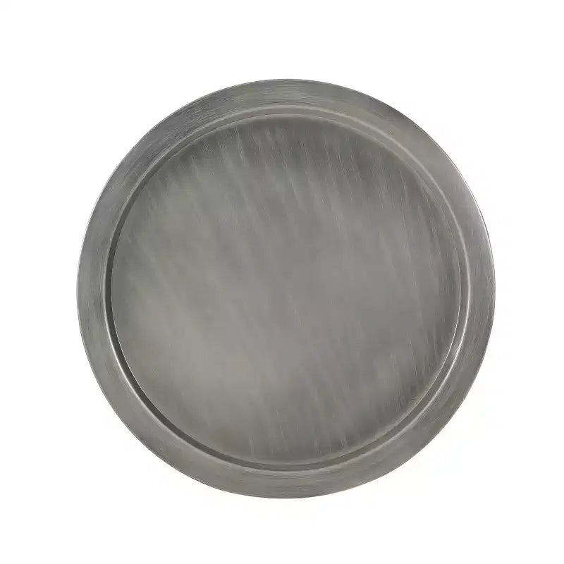 Tavolino da caffè Silver Round Hourglass, pezzo singolo