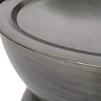 Tavolino da caffè Silver Round Hourglass, pezzo singolo
