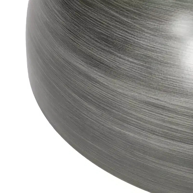 Tavolino da caffè Silver Round Hourglass, pezzo singolo