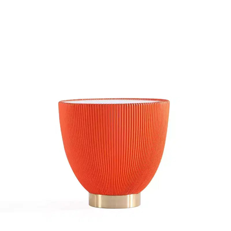 Set di tavolini da caffè e d'appoggio rotondi in finto marmo, 2 pezzi, crema / grigio crema / grigio / verde / arancione