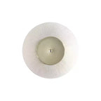 Set di tavolini da caffè e d'appoggio rotondi in finto marmo, 2 pezzi, crema / grigio crema / grigio / verde / arancione