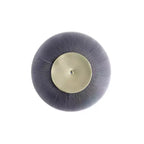Set di tavolini da caffè e d'appoggio rotondi in finto marmo, 2 pezzi, crema / grigio crema / grigio / verde / arancione