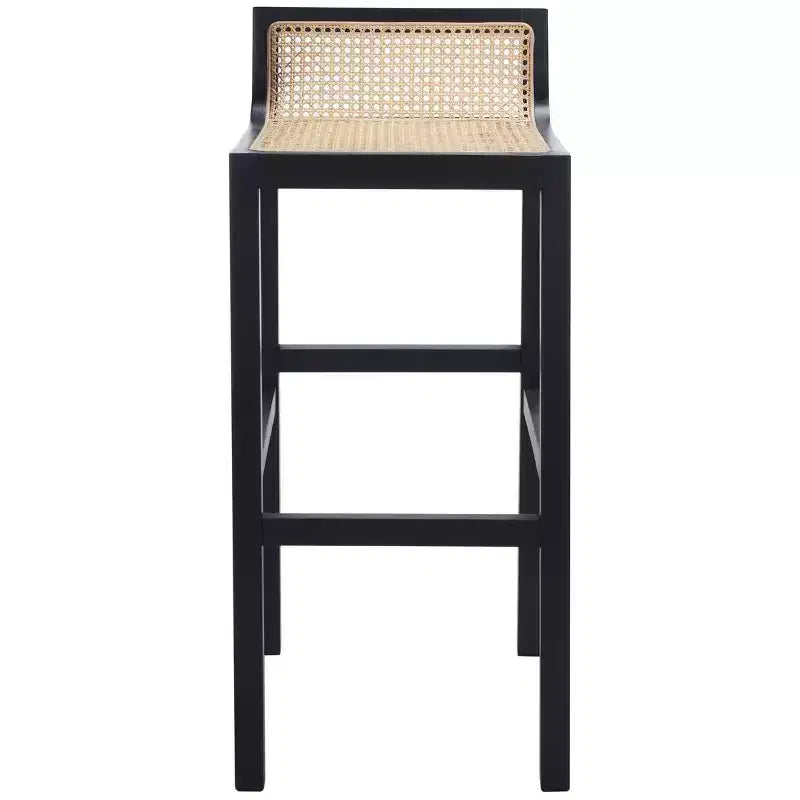 Saito Low Back Cane Bar Stool - BST9501 - Safavieh