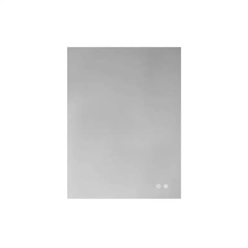 Specchio da Bagno con Luce a LED Bianca/Calda/Neutrale, Dimmerabile e Anti-Appannamento, Montaggio a Parete, 1 Posto